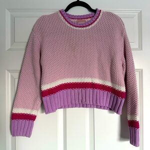 SHOW ME YOUR MUMU Thick Woven Color Block Sweater